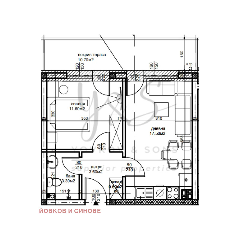 Till salu  1 sovrum Plovdiv , Belomorski , 61 kvm | 57104382