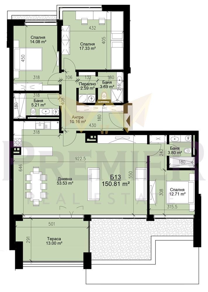 Продава 4-СТАЕН, гр. Варна, Бриз, снимка 2 - Апартаменти - 55537402