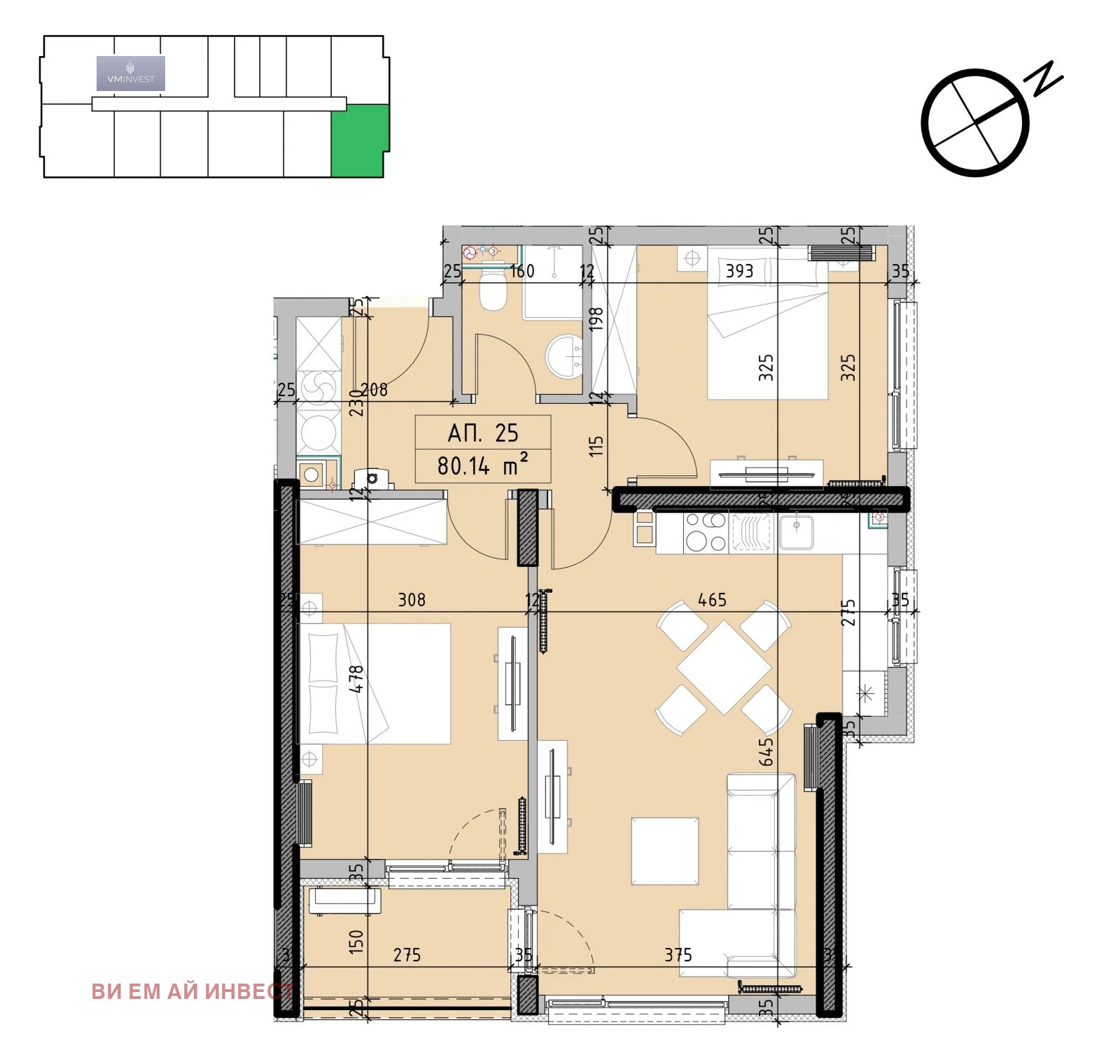 Продава 3-СТАЕН, гр. София, Малинова долина, снимка 6 - Апартаменти - 55108675