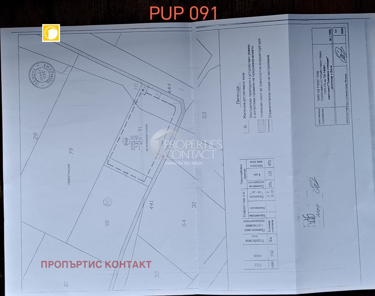 Продава ПАРЦЕЛ, с. Бата, област Бургас, снимка 3 - Парцели - 55840078