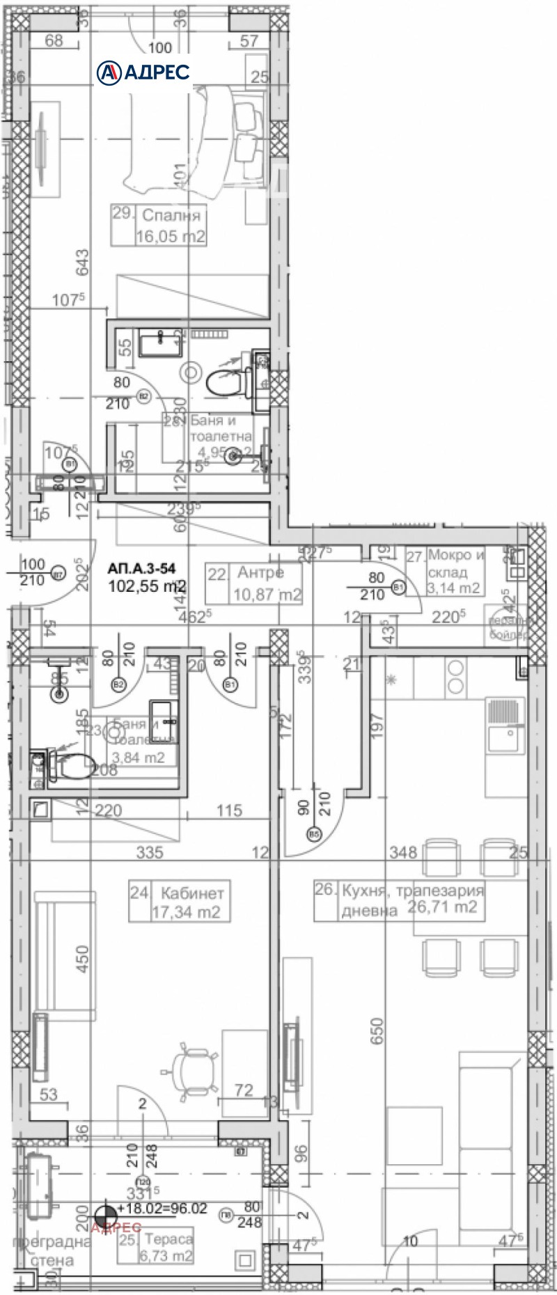 Продава  3-стаен град Варна , к.к. Слънчев ден , 124 кв.м | 54438928 - изображение [2]