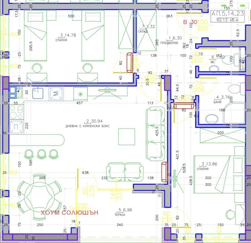Продава 3-СТАЕН, гр. София, Малинова долина, снимка 15 - Апартаменти - 52706488