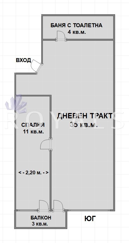 Προς πώληση  1 υπνοδωμάτιο Βαρνα , ΤΣενταρ , 65 τ.μ | 88754892 - εικόνα [3]