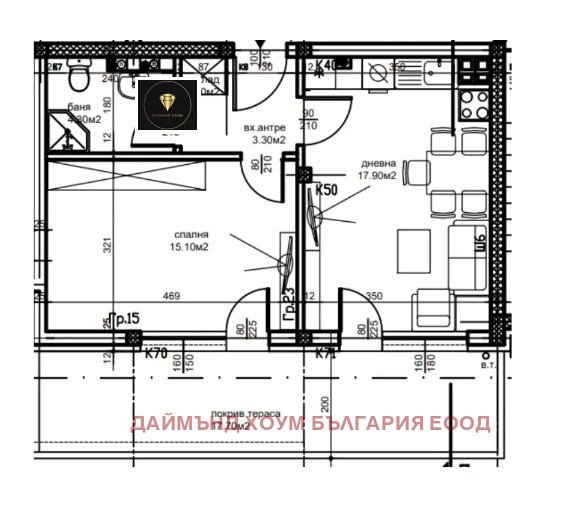 Продава 2-СТАЕН, гр. Пловдив, Остромила, снимка 2 - Апартаменти - 52822170