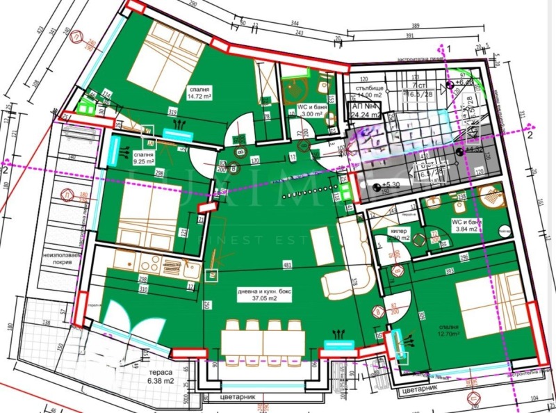 Продава  Многостаен град Пловдив , Център , 147 кв.м | 83070252 - изображение [7]