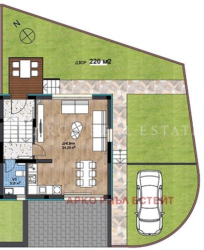 Продава КЪЩА, гр. София, Горна баня, снимка 4 - Къщи - 54407381