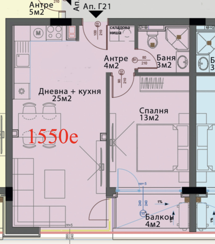 Продава  2-стаен град София , Модерно предградие , 67 кв.м | 85395692 - изображение [3]