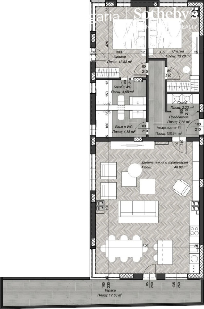 Продава 3-СТАЕН, гр. София, Център, снимка 11 - Апартаменти - 54419170