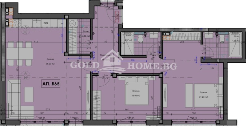 Продава 3-СТАЕН, гр. Пловдив, Гагарин, снимка 2 - Апартаменти - 53520565