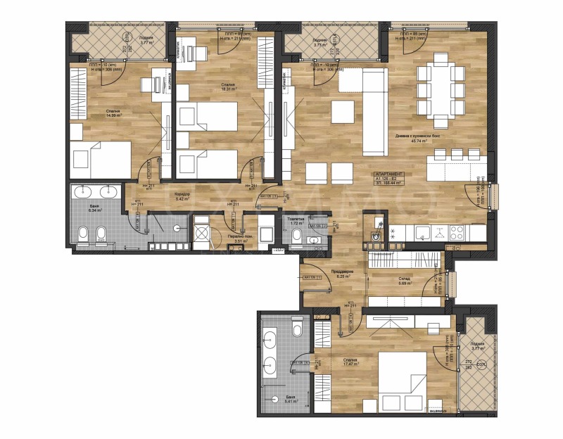 Продава 4-СТАЕН, гр. София, Бояна, снимка 2 - Апартаменти - 53010267