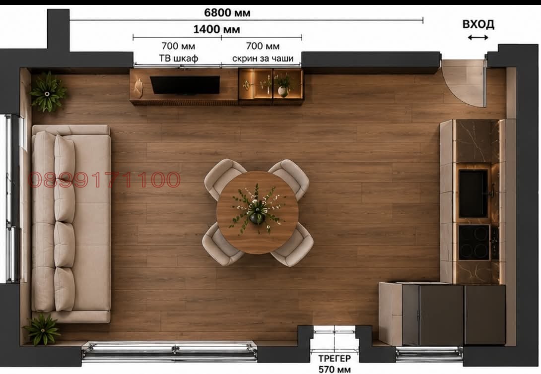 Продава 2-СТАЕН, гр. Варна, Изгрев, снимка 8 - Апартаменти - 56550599