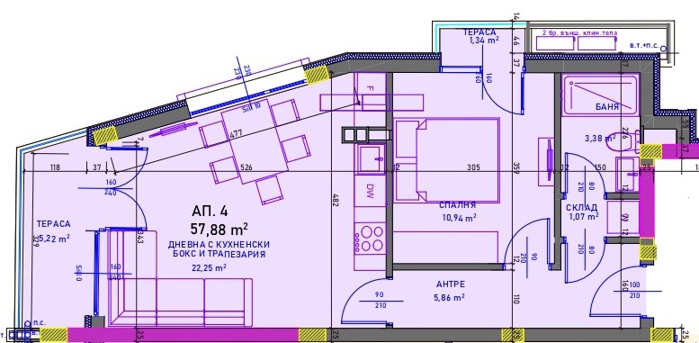 Na prodej  1 ložnice Burgas , Sarafovo , 70 m2 | 66236722 - obraz [6]