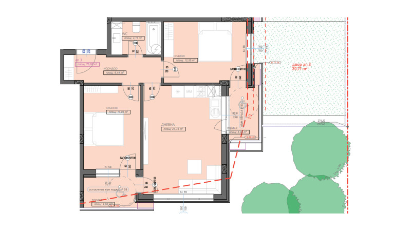 Продава 3-СТАЕН, гр. Стара Загора, Железник - център