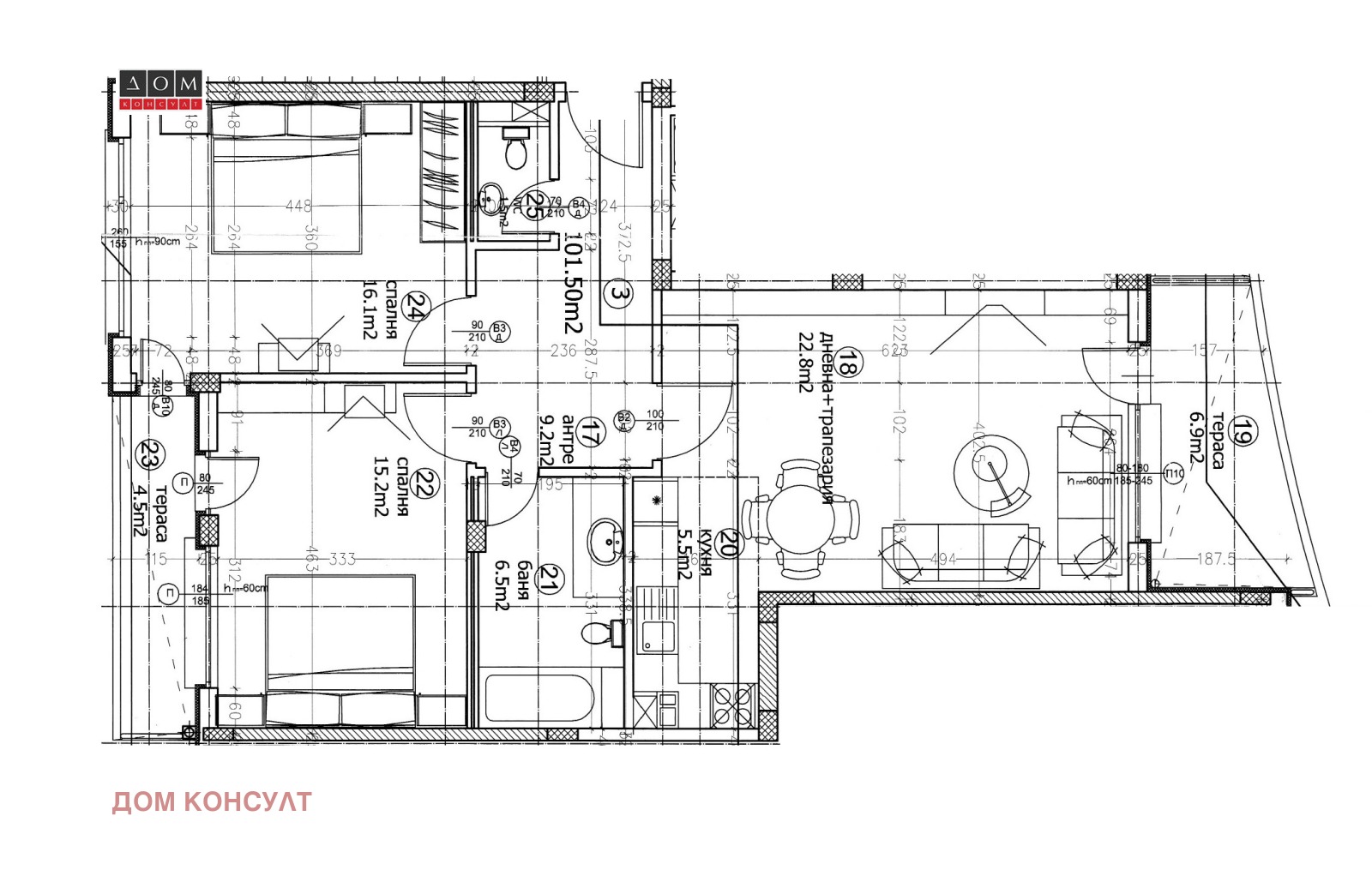 Продава 3-СТАЕН, гр. София, Кръстова вада, снимка 7 - Апартаменти - 55529529