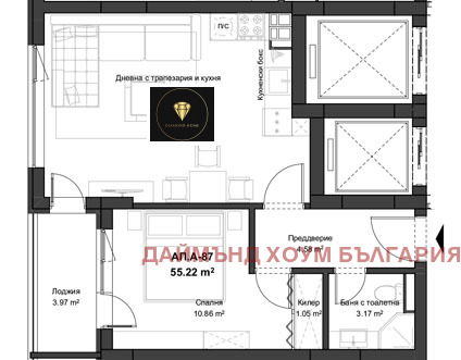 Na sprzedaż  1 sypialnia Plowdiw , Kjuczuk Pariż , 65 mkw | 54811210 - obraz [2]