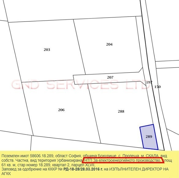 À vendre  Parcelle région Sofia , Bojourichte , 620 m² | 64025369 - image [2]