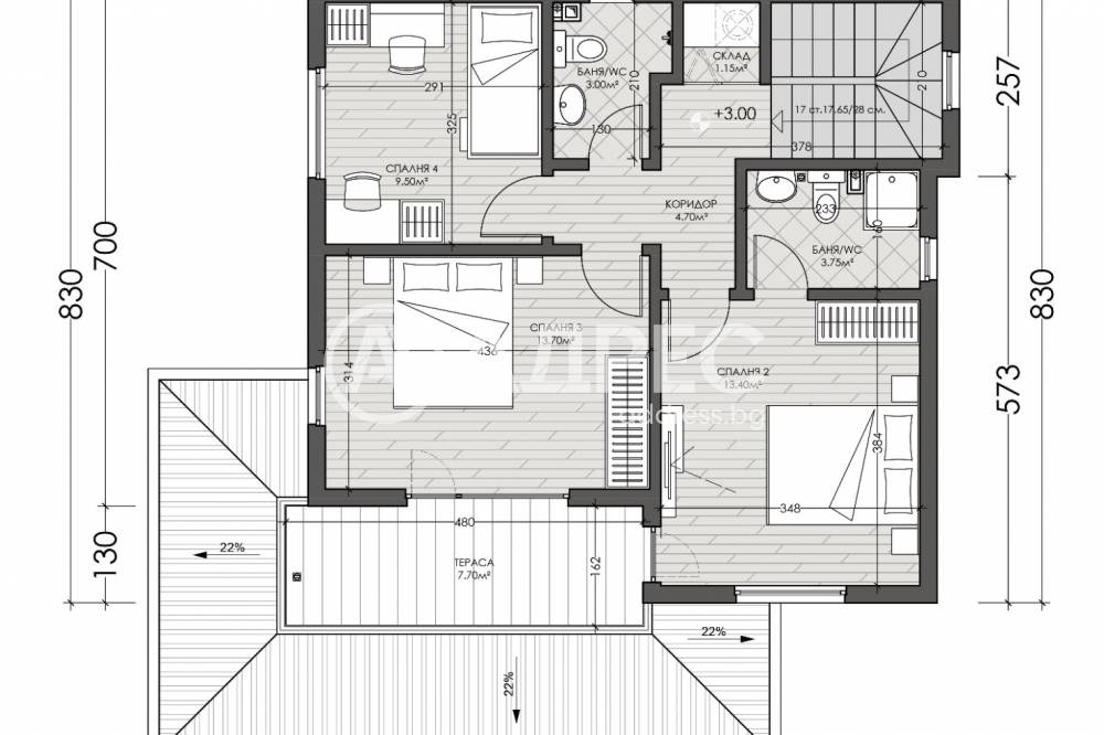 Продава КЪЩА, гр. Костинброд, област София област, снимка 5 - Къщи - 54188964