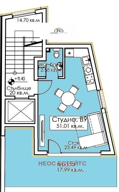 Продава 1-СТАЕН, гр. Созопол, област Бургас, снимка 4 - Апартаменти - 50960550