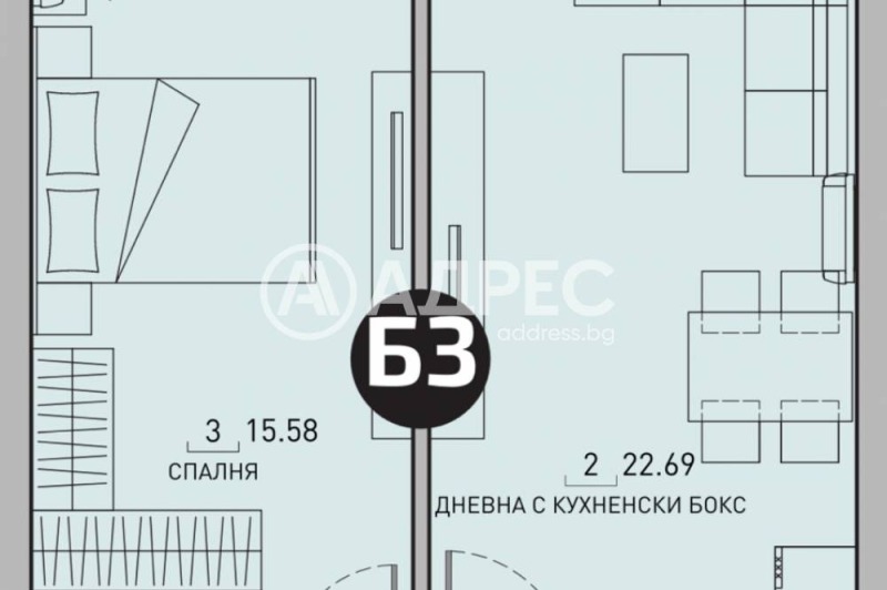 Til salg  1 soveværelse Sofia , Malinova dolina , 63 kvm | 50228073 - billede [2]