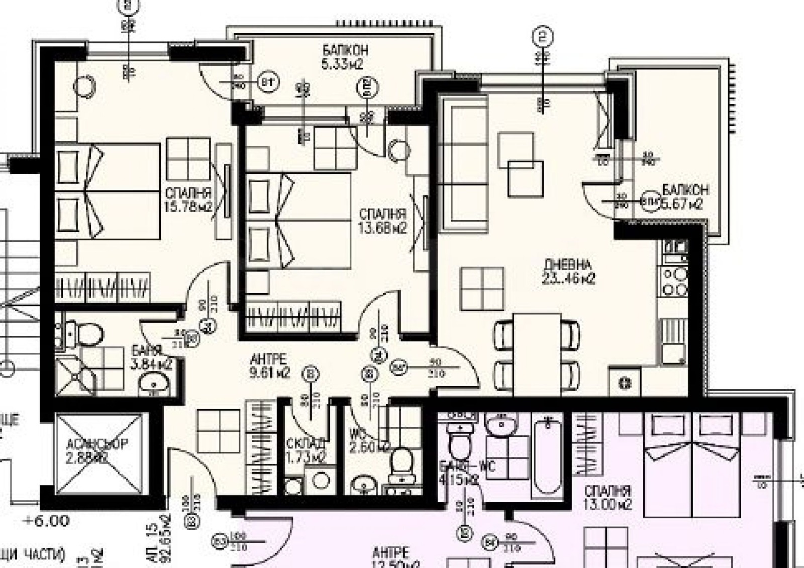 Продава 3-СТАЕН, гр. София, Драгалевци, снимка 3 - Апартаменти - 54614645