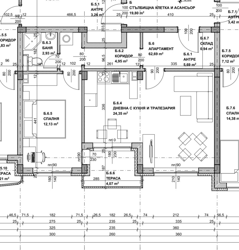 Продава 2-СТАЕН, гр. София, Кръстова вада, снимка 7 - Aпартаменти - 47015152