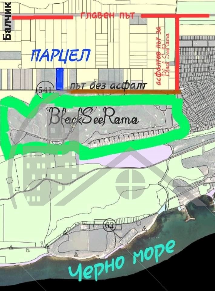 Продава ПАРЦЕЛ, гр. Балчик, област Добрич, снимка 4 - Парцели - 49479482