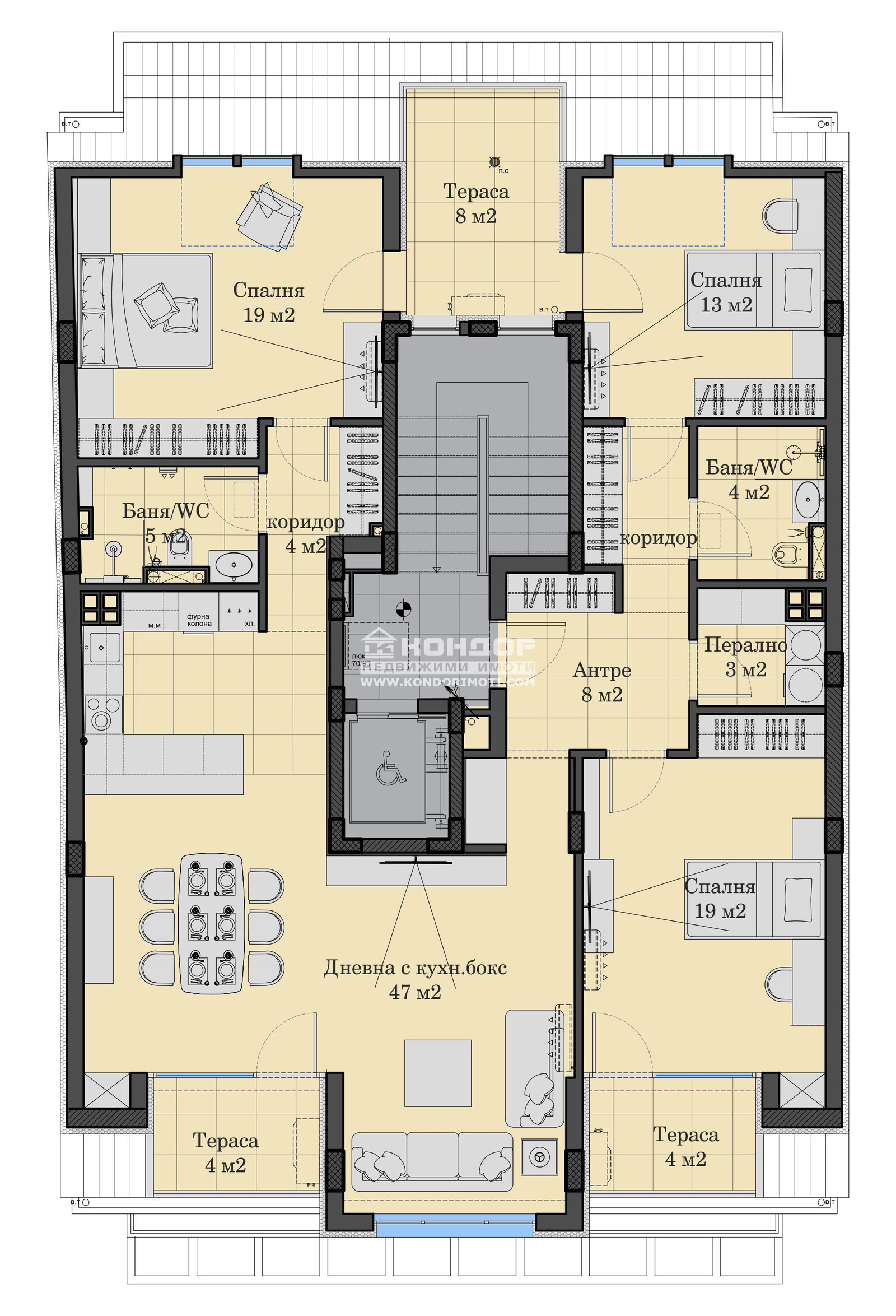 Продава МНОГОСТАЕН, гр. Пловдив, Център, снимка 2 - Апартаменти - 52338488