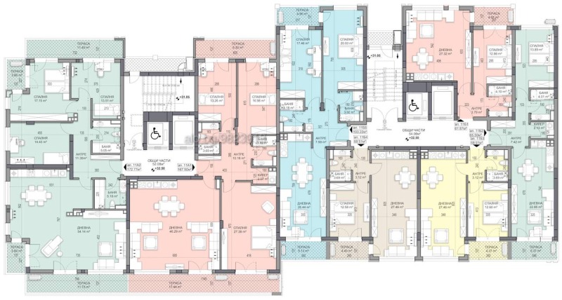 Na prodej  1 ložnice Plovdiv , Gagarin , 80 m2 | 98900348
