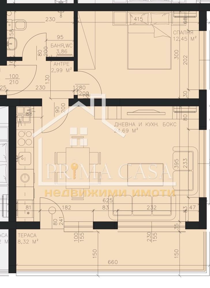 Продава 2-СТАЕН, гр. Пловдив, Остромила, снимка 10 - Апартаменти - 53031324