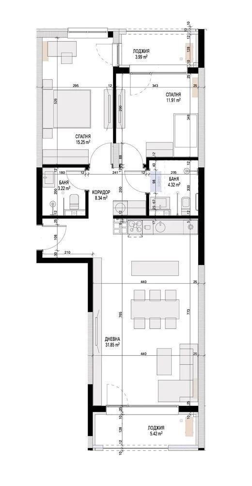 Продава 3-СТАЕН, гр. Варна, Левски 1, снимка 6 - Апартаменти - 55986048