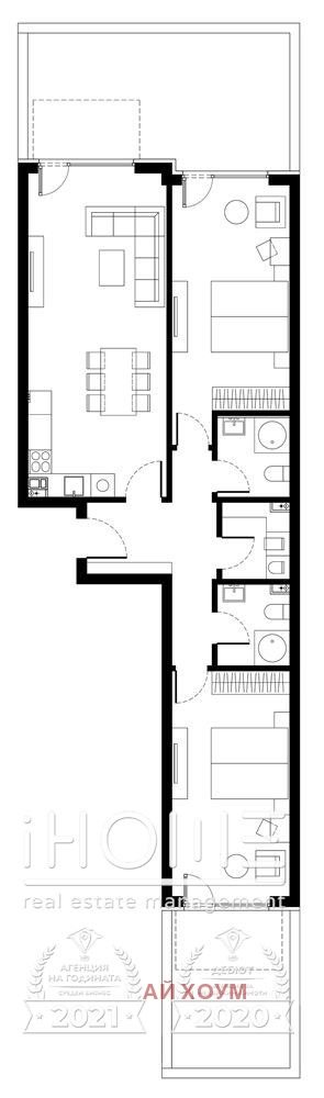 Продава 3-СТАЕН, гр. София, Малинова долина, снимка 1 - Aпартаменти - 46550019