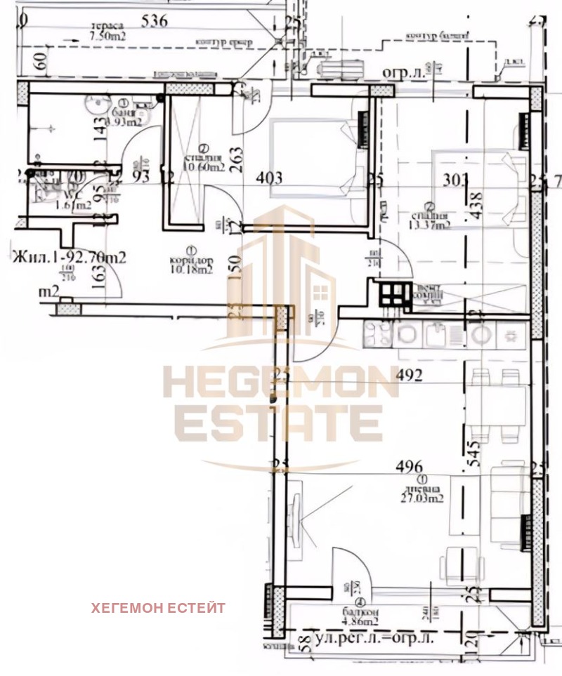 Продается  2 спальни Варна , Централна поща , 127 кв.м | 28401761