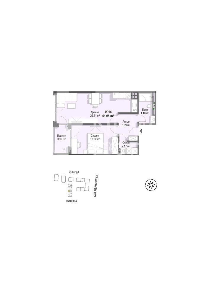 Продава 2-СТАЕН, гр. София, Кръстова вада, снимка 6 - Апартаменти - 55373246