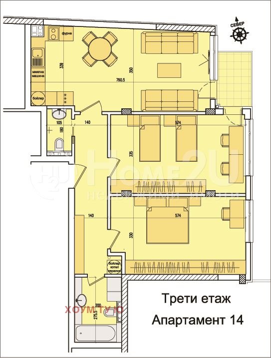 À venda  2 quartos Sofia , Krastova vada , 109 m² | 59237342 - imagem [2]