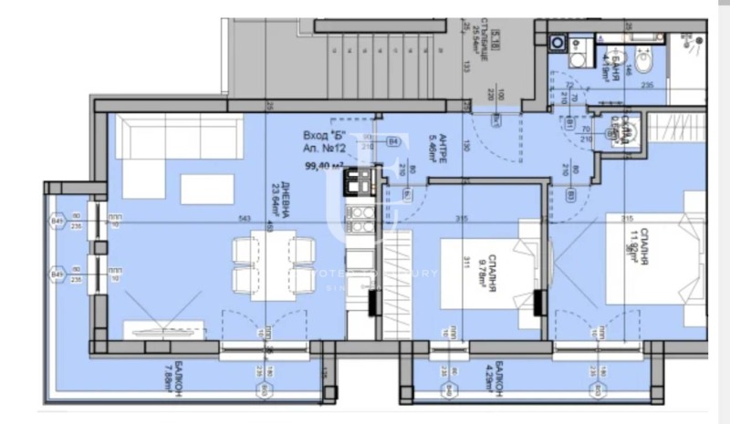 Продава 3-СТАЕН, гр. София, Манастирски ливади, снимка 14 - Апартаменти - 53423764