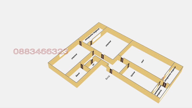 Продава 3-СТАЕН, гр. Русе, Дружба 1, снимка 17 - Апартаменти - 52783724