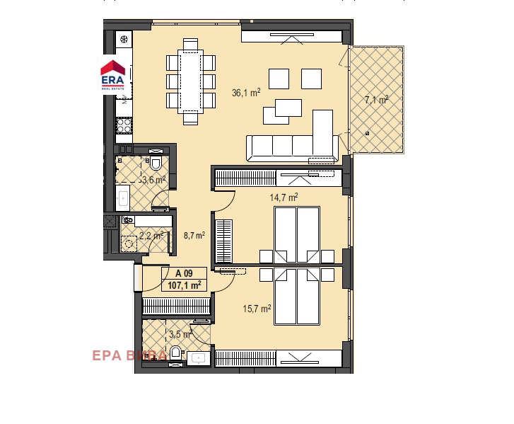Продава 3-СТАЕН, гр. София, Бояна, снимка 4 - Апартаменти - 53495516