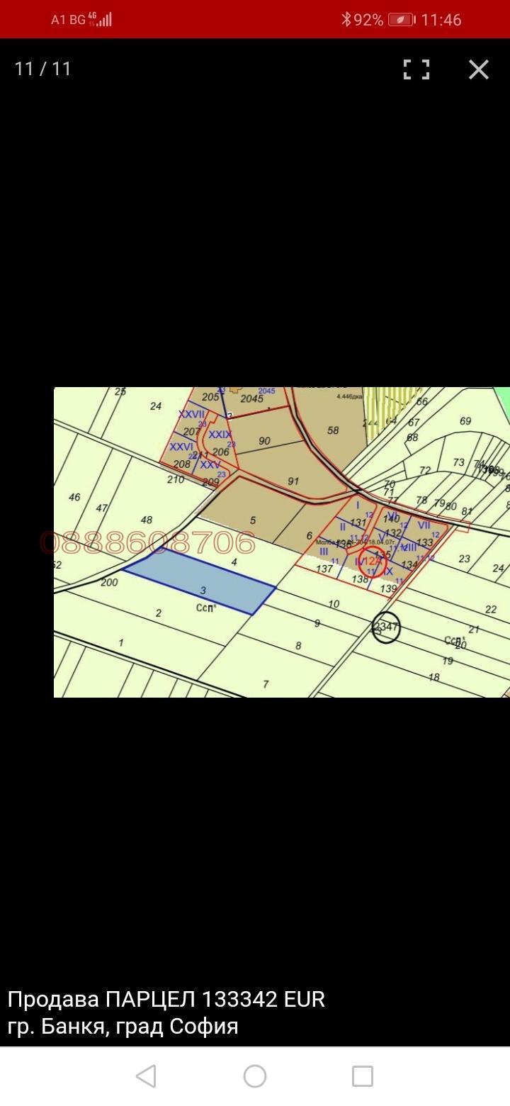Продава ПАРЦЕЛ, гр. София, с. Иваняне, снимка 2 - Парцели - 52874133