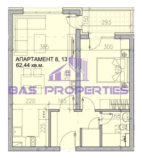 1 dormitor Moderno predgradie, Sofia 1