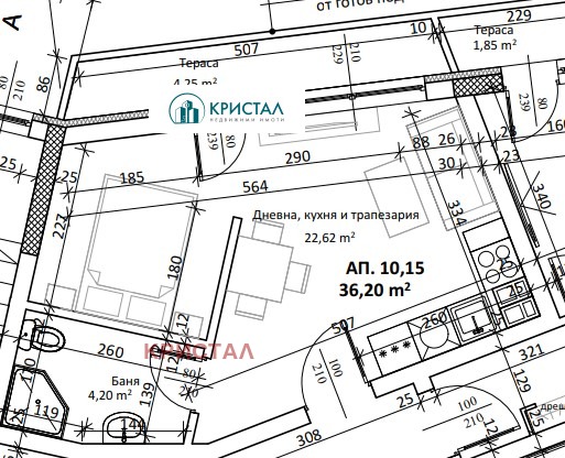 Продава  2-стаен град Пловдив , Кършияка , 45 кв.м | 83385378 - изображение [2]