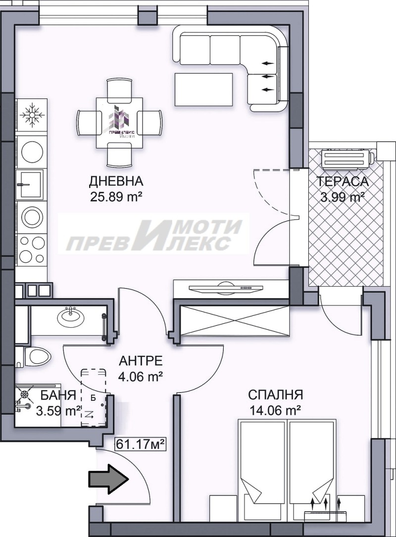 Продава 2-СТАЕН, гр. Пловдив, Кършияка