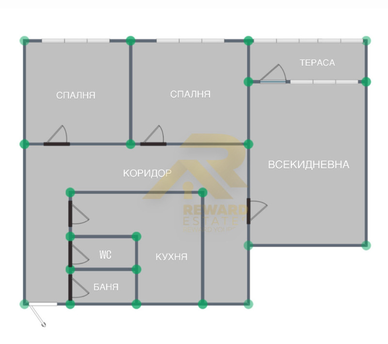 Продава 3-СТАЕН, гр. Перник, Изток, снимка 15 - Aпартаменти - 48009578