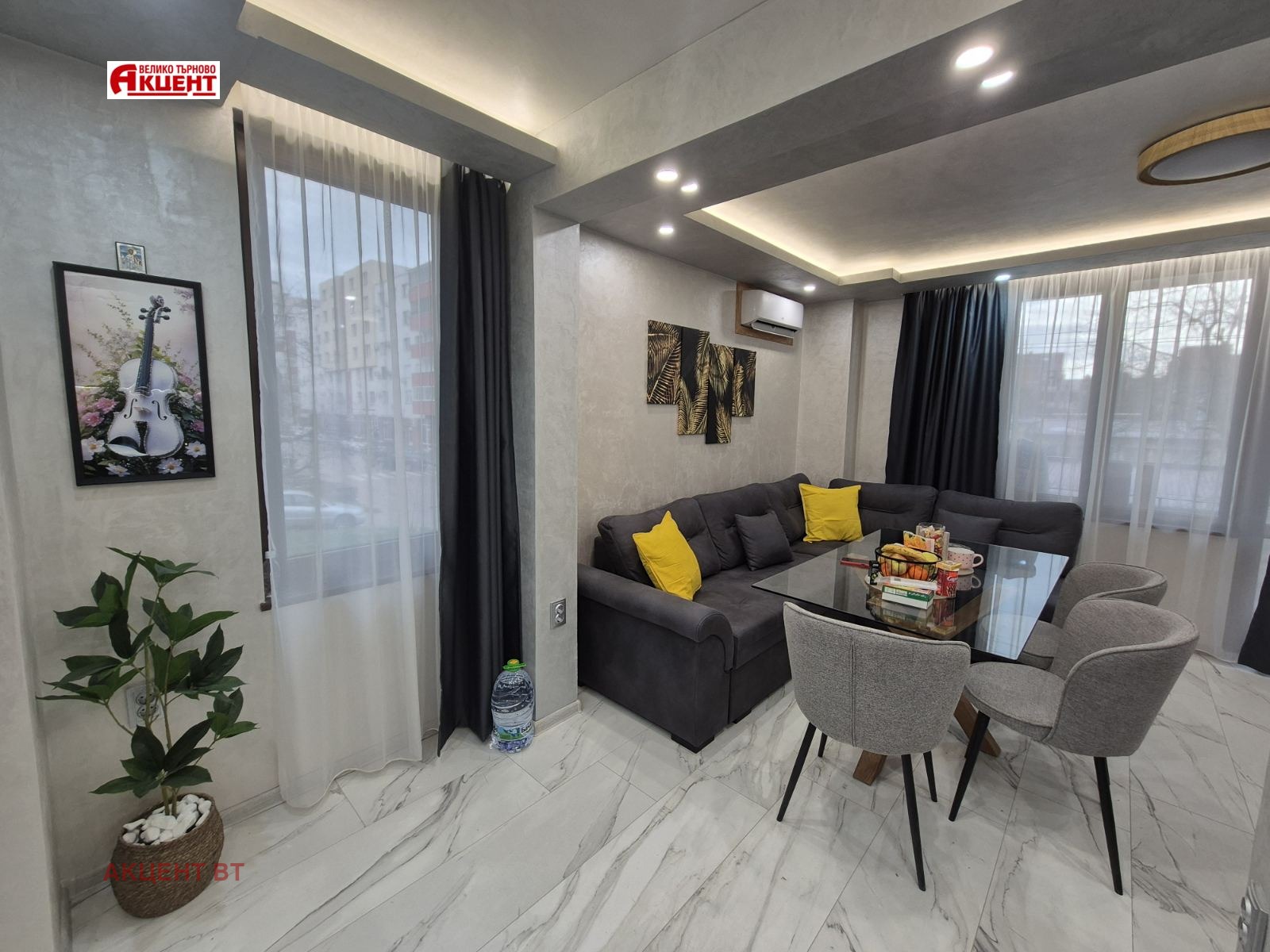 Продава 3-СТАЕН, гр. Велико Търново, Колю Фичето, снимка 2 - Апартаменти - 53620348