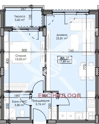 Продава 2-СТАЕН, гр. Пловдив, Тракия, снимка 1 - Aпартаменти - 47768351