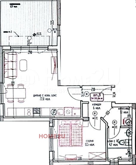 Продава 2-СТАЕН, гр. Варна, Галата, снимка 2 - Aпартаменти - 48838846