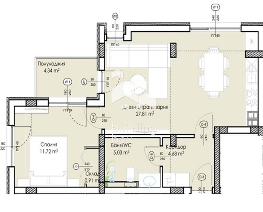 Продава 2-СТАЕН, гр. Пловдив, Кючук Париж, снимка 5 - Апартаменти - 54254165