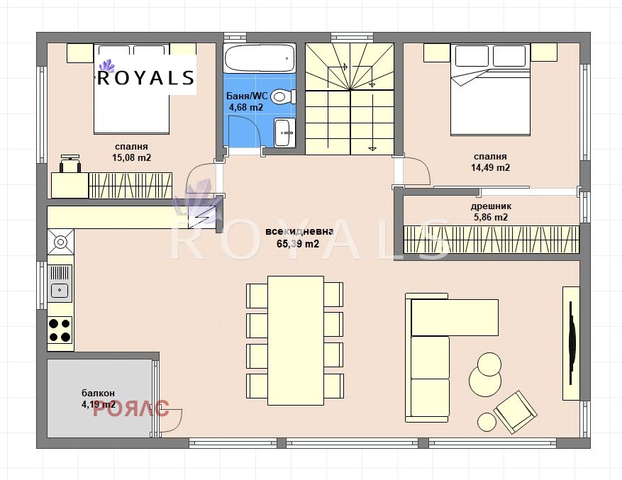 Продава КЪЩА, гр. Варна, Изгрев, снимка 6 - Къщи - 53631609