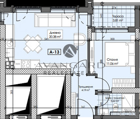 1 Schlafzimmer Karschijaka, Plowdiw 3