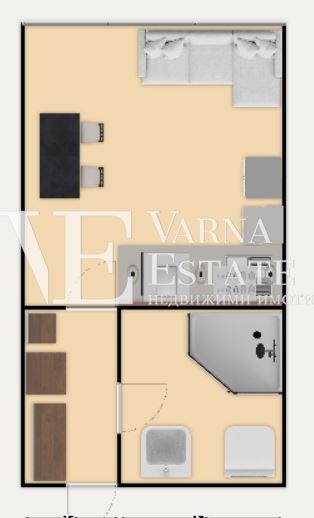Продава  1-стаен град Варна , Западна промишлена зона , 25 кв.м | 40751695 - изображение [12]