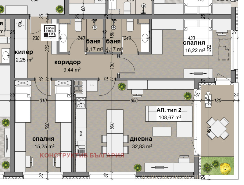 Продава 3-СТАЕН, гр. София, Левски Г, снимка 2 - Aпартаменти - 47544294